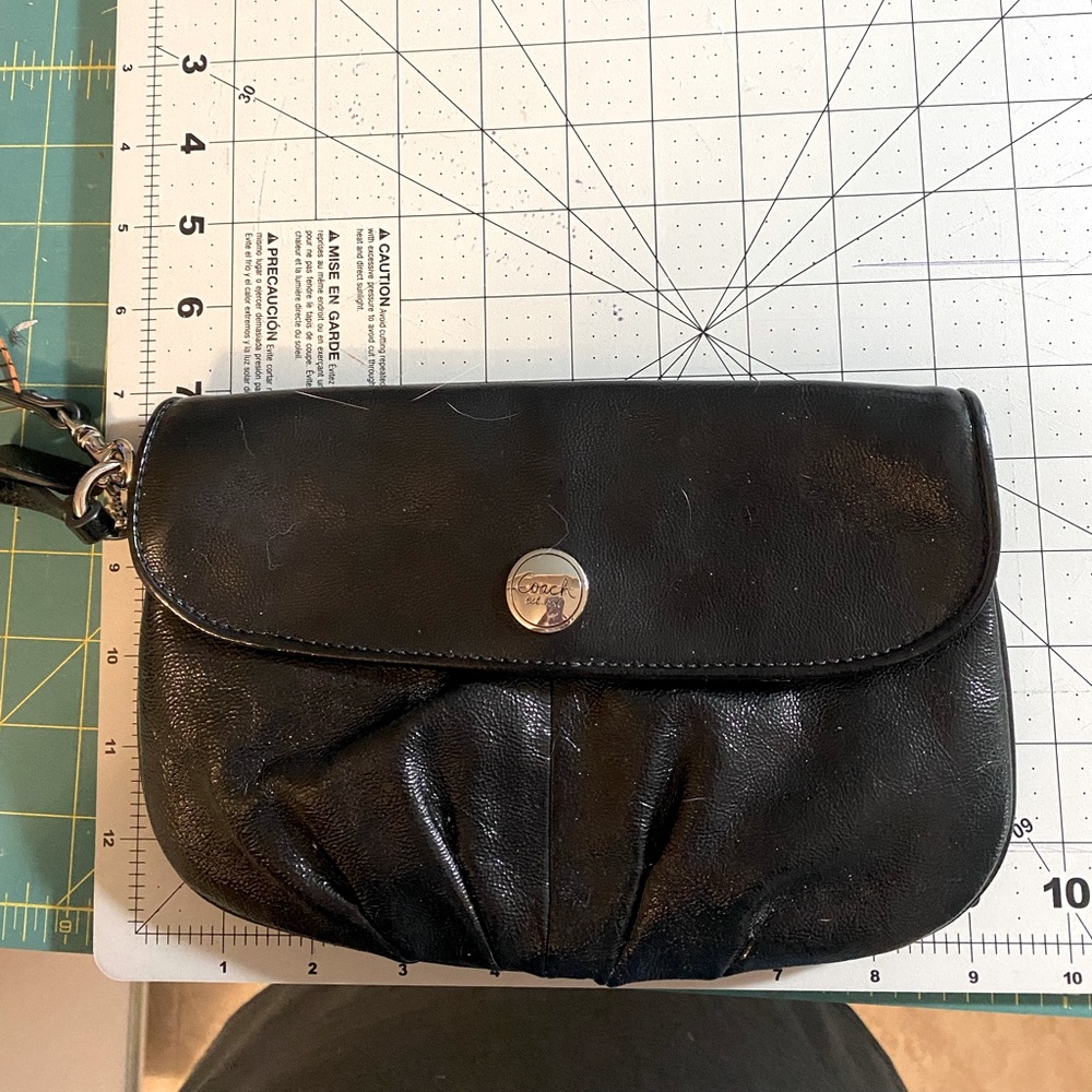 Coach Patent Leather Clutch